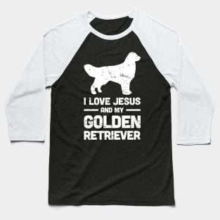 Golden Retriever - Funny Jesus Christian Dog Baseball T-Shirt